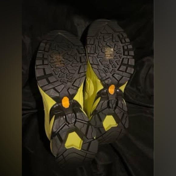 Zadig & Voltaire Neon Yellow Wave Mix Sneakers size women’s 10 or Mens 8 - Picture 5 of 7